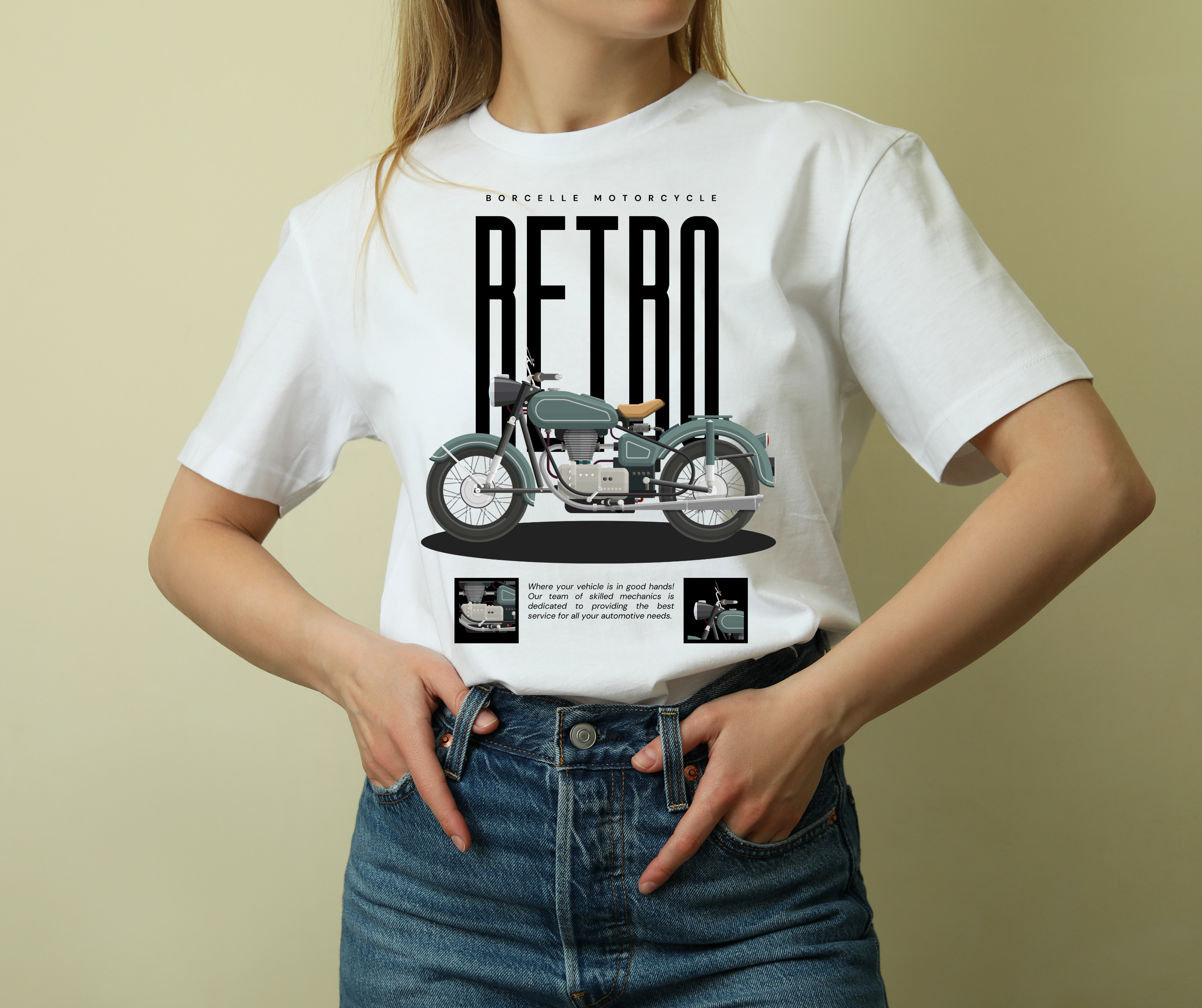 BORCELLE MOTORCYCLE TSHIRT